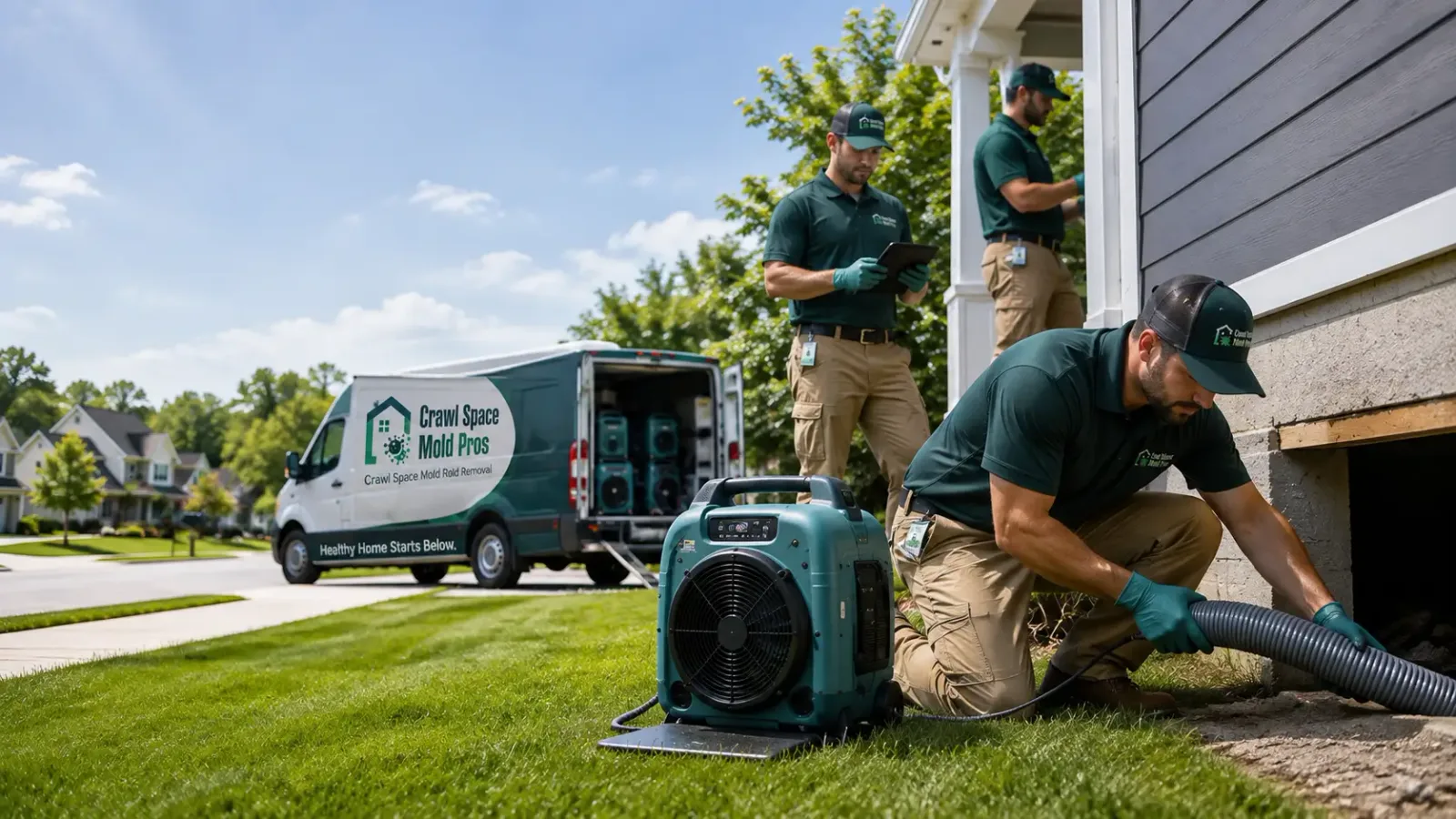 Crawl Space Mold Removal in Oshkosh, WI